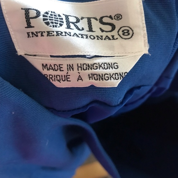 Blue dres sz 8 as new cotton - Picture 3 of 4